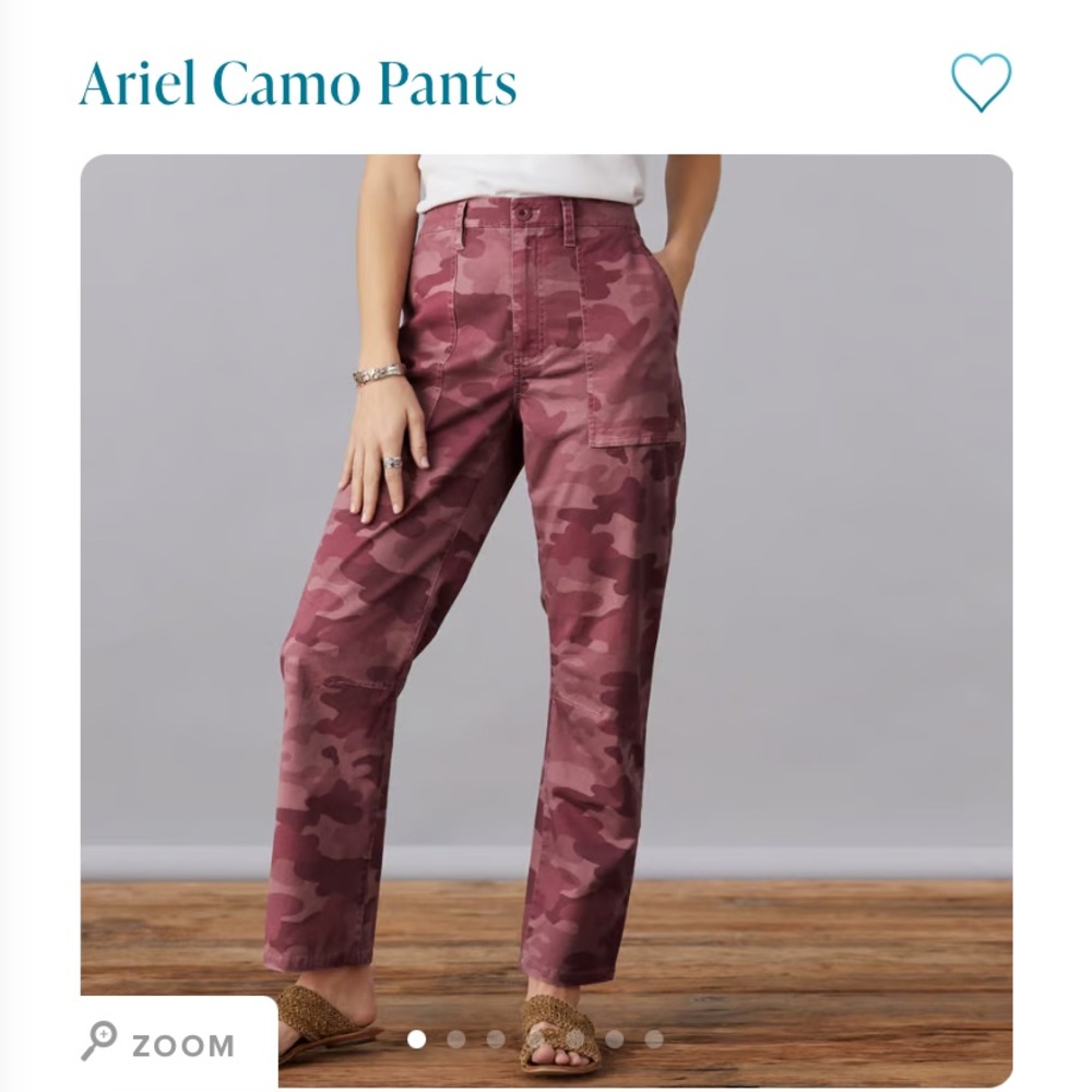 Sundance Catalog Ariel Camo Pants 12